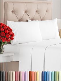 4 Piece Sheet Comfy Breathable  Cooling Bed Sheets Set