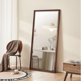 Full Length Mirror 70"x 31", Wall-Mounted Mirror, Faux Wooden Frame,vintage full length mirror,Stylish Big and Tall Body Mirror