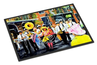 NEW French Quarter Frolic Doormat Front Door Mat Indoor Outdoor Rugs for Entryway, Non Slip Washable Low Pile, 18H X 27W