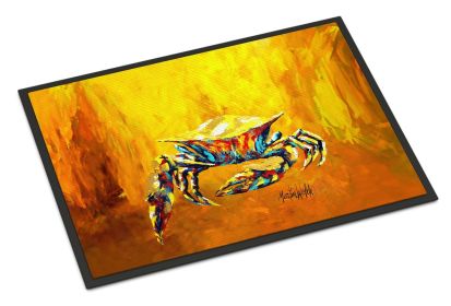 NEW Crab Called the Bigger Jigger Doormat Front Door Mat Indoor Outdoor Rugs for Entryway, Non Slip Washable Low Pile, 18H X 27W